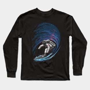 Space Surfing Long Sleeve T-Shirt